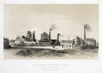Gruvdrift, Coal De la Cossette Coalmining Company, Belgien