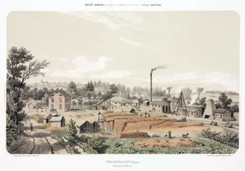 Gruvdrift, metallmalm Utvinning av zinkmalm, Welkenraedt, Belgien