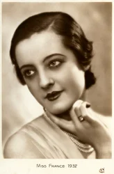 Miss France 1932 (vykort)