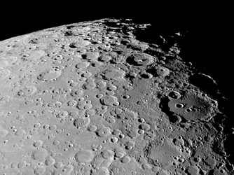 Moretus och Clavius kratrar