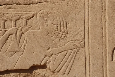 Flera huvuden, karnak, Luxor, Egypten (foto)