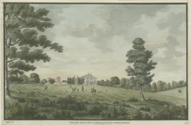 Needwood - Brickley Lodge: akvarellmålning, nd [1786]