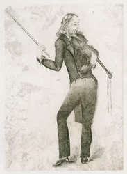 Niccolo Paganini - karikatyr