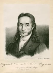 Niccolo Paganini - porträtt