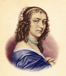 Ninon de Lenclos. Fransk författare, kurtisan och beskyddare av konsterna (1620-1705).