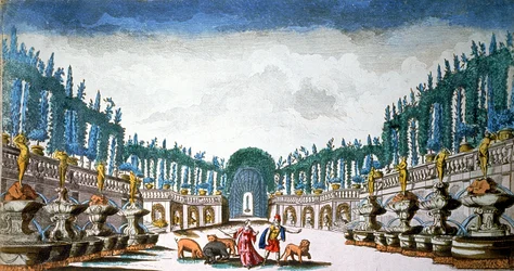 Odysseus med Circe som förvandlar sin besättning till djur