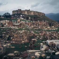 Osmanska slottet i Ayasuluk, Selcuk, Izmirprovinsen, Turkiet