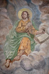 Our Lady of Assumption kyrka. Saint Mark Cordon Frankrike