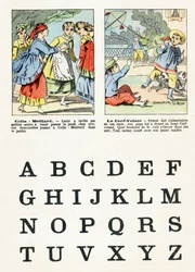 Sida 1 - Barnspel: colin maillard, draken - Alfabetet - Barnunderhållning - Epinala bilder, populära serier, runt 1890