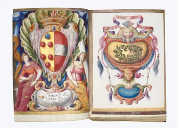 Sidor från albumet Amicorum av Philipp Hainhofer, 1596-1633