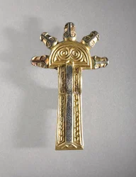 Par fibulae, alemanniska, 500-600-tal
