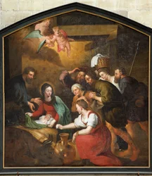 Församlingskyrka (Saint Martins församlingskyrka). Målning.