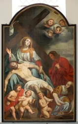 Församlingskyrka (Sankt Peters församlingskyrka). Målning.
