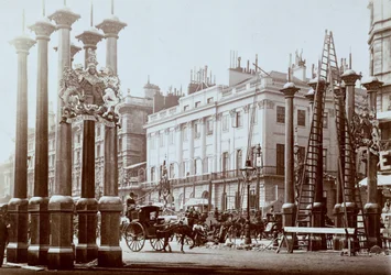 Park Lane dekoreras för drottning Victorias diamantjubileum