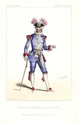 Paul Grassot som Tourangeot i Sylvandire av Leuven/Vanderburch, Theatre du Palais-Royal