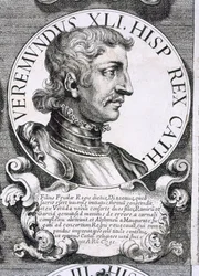 Porträtt av Bermundo I (litho)