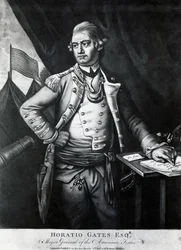 Porträtt av Horatio Gates (gravyr)