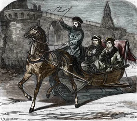 Porträtt av riddaren av Eon i Ryssland, juni 1756