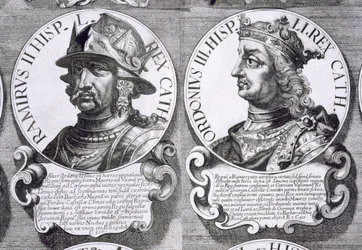 Porträtt av Ramiro II och Order III