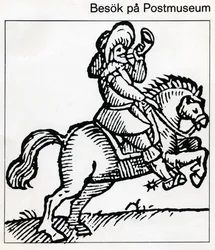 Stolparryttare (träsnitt)