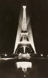 Vykort/Eiffeltornet/Paris/Seine/Ile de France/Frankrike