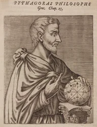 Pythagoras, grekisk filosof och matematiker, 600-talet f.Kr