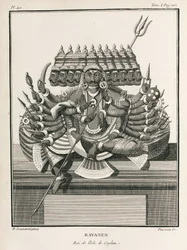 Ravanen, kung av ön Ceylon