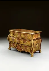 Regence Boulle intarsia byrå, 1700-1800-tal