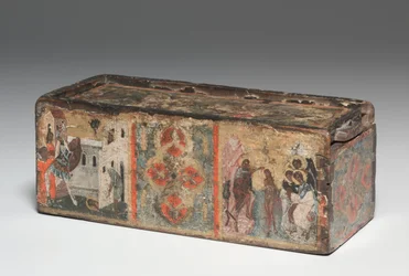 Relikvieskrin med scener ur Johannes Döparens liv, 1300-talet