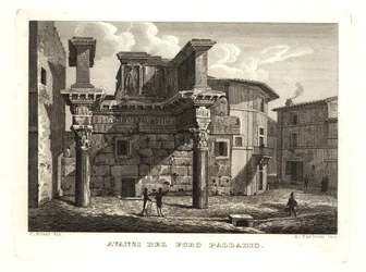 Ruinerna av Forum Palladium, Avanzi del Foro Palladio, Rom