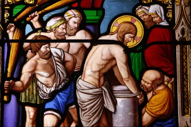 Saint Aignan Church The Passion of Christ, Chartres, Frankrike