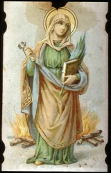 Sainte Appoline, kromolitografisk kartong