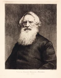 Samuel F B Morse, amerikansk konstnär och morsekodens uppfinnare, ca 1870