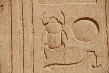 Scarab Beetle, Karnak, Luxor, Egypten (foto)