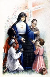 Syster Anne Marie Javouhey, ca 1930 (illustration)