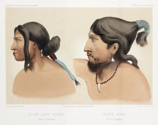 Sydamerikanska indianer, ca 1843-1847