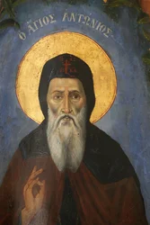 St. Anthony-ikonen, 20150507, Nicosia, Cypern