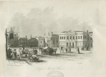 Stafford - Market Place: gravyr, nd [c 1841]