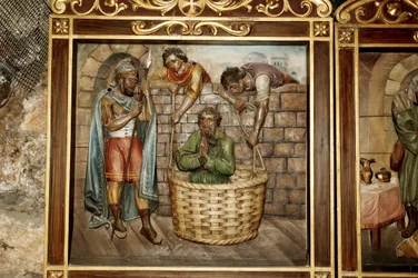 Syrien - Damaskus. Ananias (Hanani) kapell. Detalj