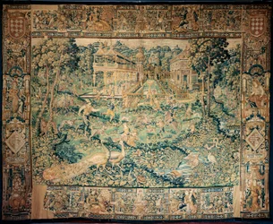 Gobeläng. Enghien. Hunt (Jakten, från jacht).