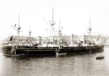 Den italienska torpeden "Etna" cirka 1885.