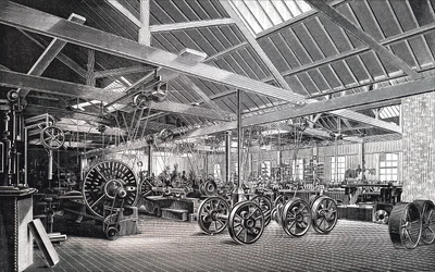 Maskinhuset i Atlas Engine Works.