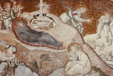 Födelsekyrkan, från Chora-klostret, bysantinskt, ca 1300-talet (mosaik) (för detaljer se 119256)