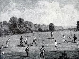 Royal Academy Club spelar cricket