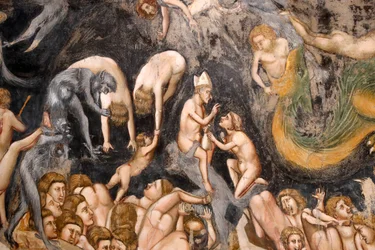 Scrovegni-kapellet. Fresko av Giotto
