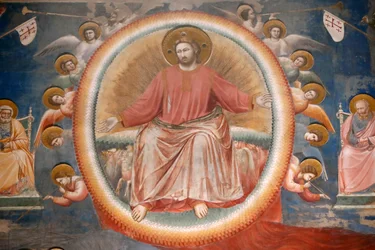 Scrovegni-kapellet. Fresko av Giotto