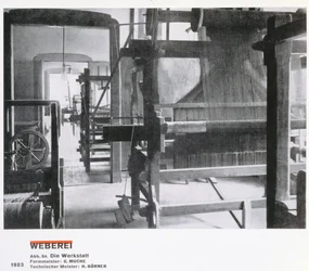 Vävverkstaden, från verkstäderna i Bauhaus, Weimar