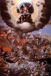 Slaget vid Lepanto (1571), målning