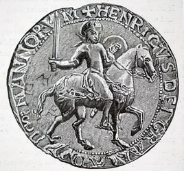 Henrik I av Englands sigill.
