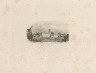 Trentham Hall: stålgravyr